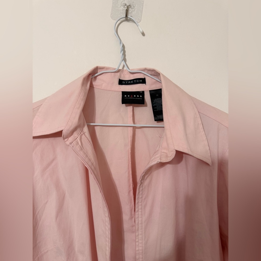 Express Light Pink Collared Shirt - Picture 3 of 6